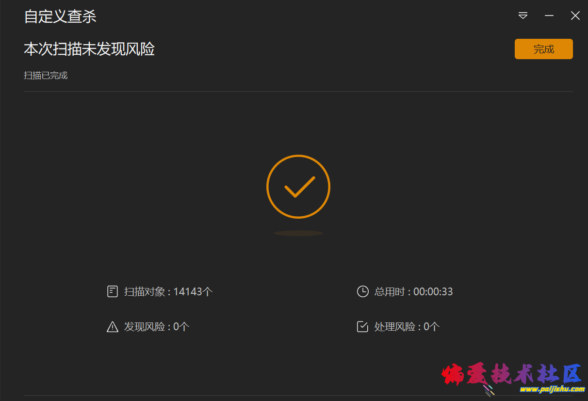 已测无毒